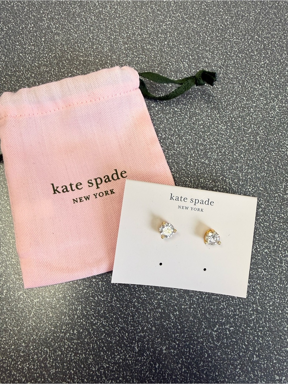 kate spade diamond stud earrings